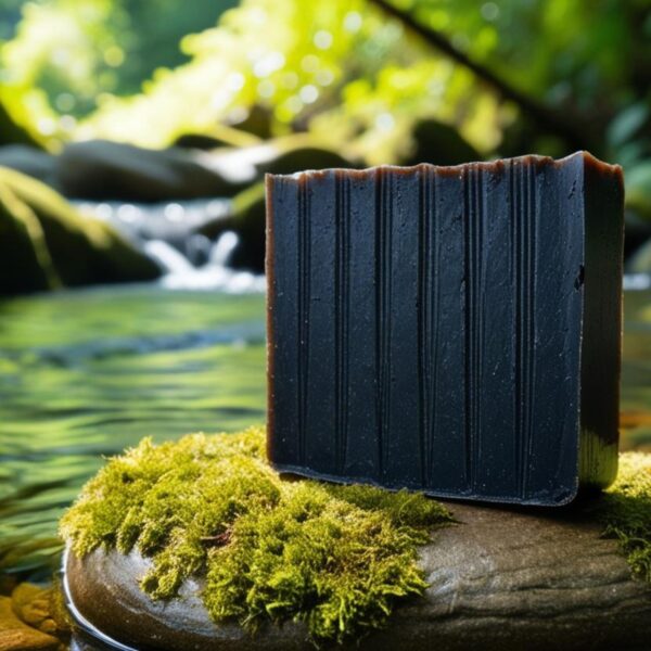 African Black Soap with Activated Charcoal - Deep Cleansing Bar
