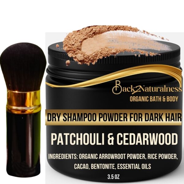Botanical Dry Shampoo Powder – Volumizing, Non-Aerosol Hair Refresher for Oily, Greasy & Dry Hair – Waterless Herbal Scalp Cleanser (3.5 oz Jar) - Image 6